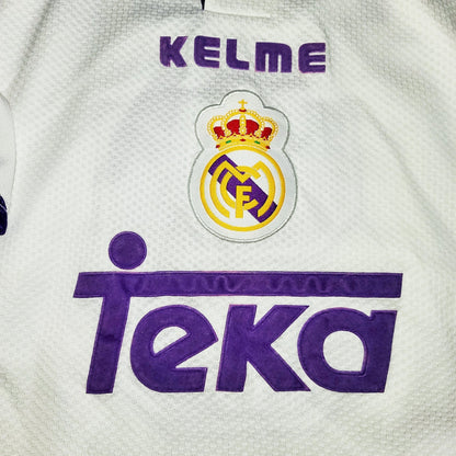 Suker Real Madrid Kelme 1997 1998 PLAYER ISSUE Jersey Camiseta Shirt M foreversoccerjerseys