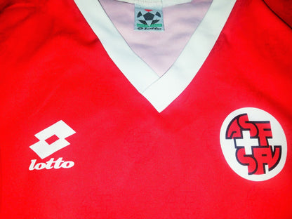 Switzerland Swiss 1994 WORLD CUP Lotto Jersey Maglia Shirt L foreversoccerjerseys