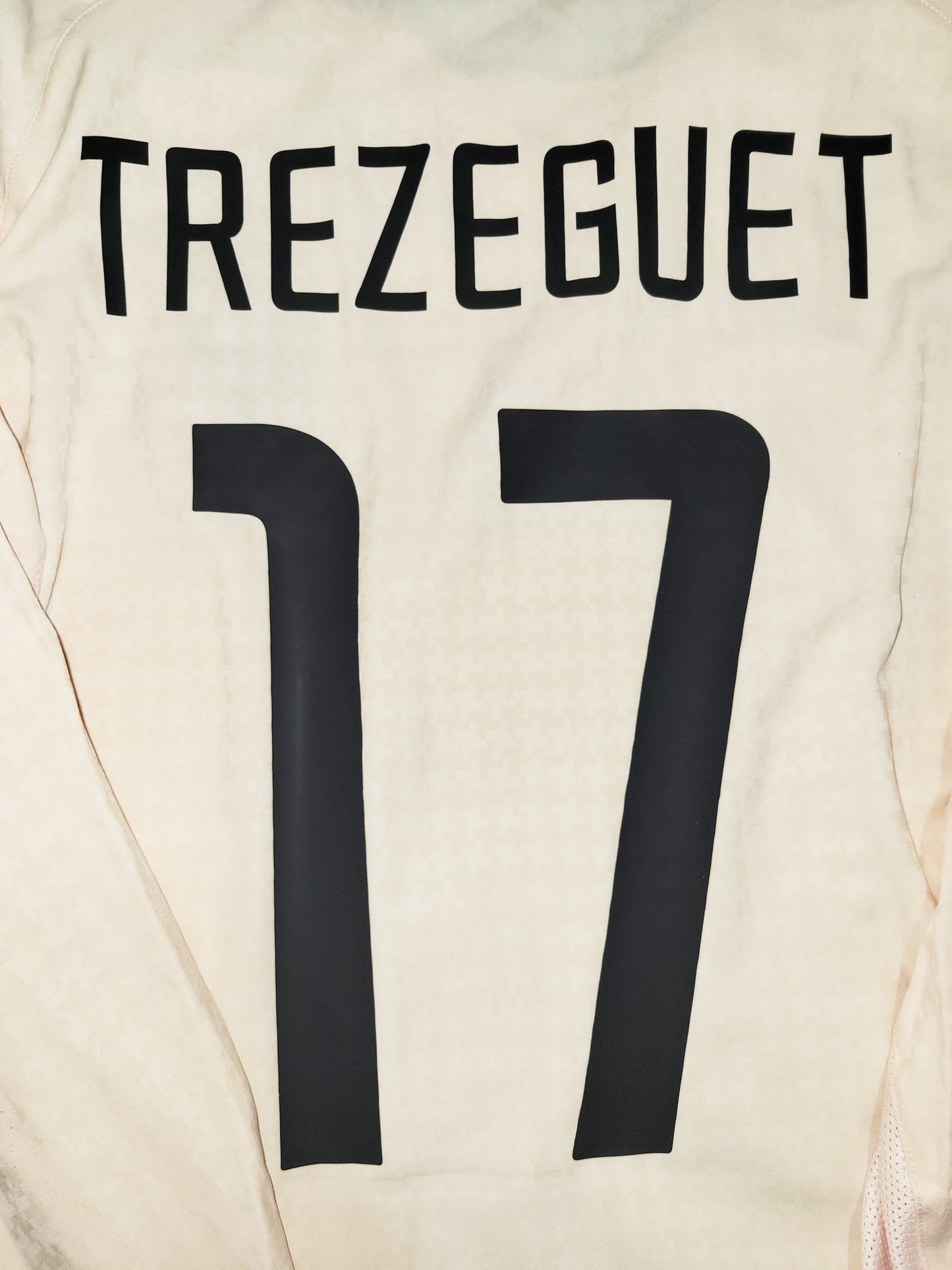 Trezeguet Juventus 2003 2004 Away Soccer Jersey Shirt L Nike