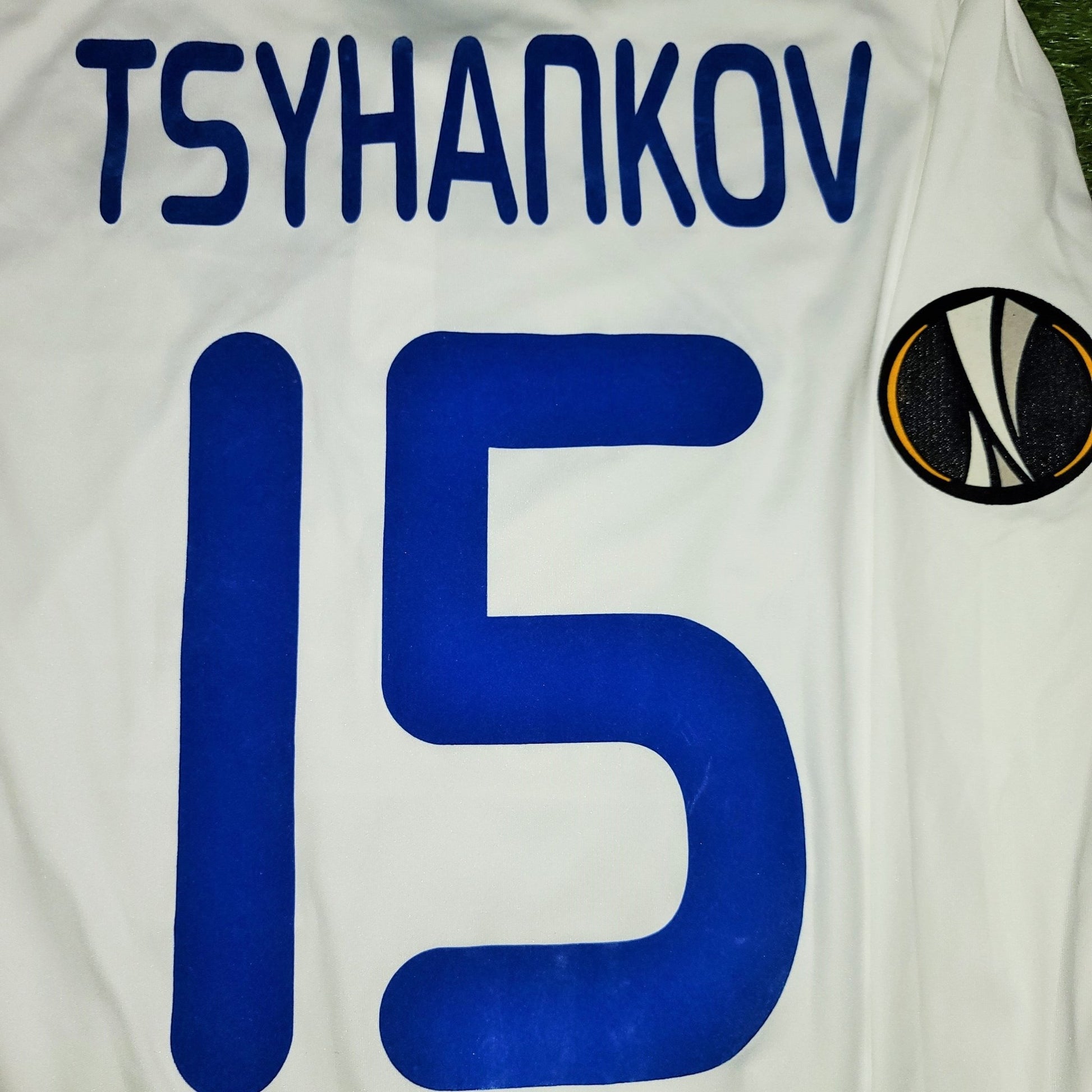 Tsyhankov Dynamo Kiev Kyiv 2017 2018 UEFA Europa League MATCH ISSUE Jersey Shirt M SKU# AH6884 foreversoccerjerseys