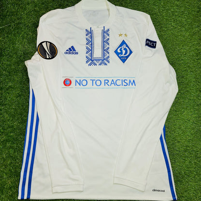 Tsyhankov Dynamo Kiev Kyiv 2017 2018 UEFA Europa League MATCH ISSUE Jersey Shirt M SKU# AH6884 foreversoccerjerseys